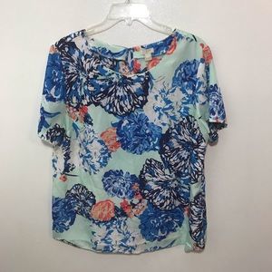 J. Crew Factory | Multicolor Floral Top